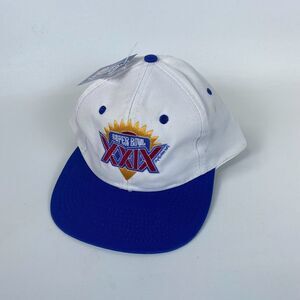 Team NFL Super Bowl XXIX Baseball Cap Men One Size White & Blue Embroidered Logo